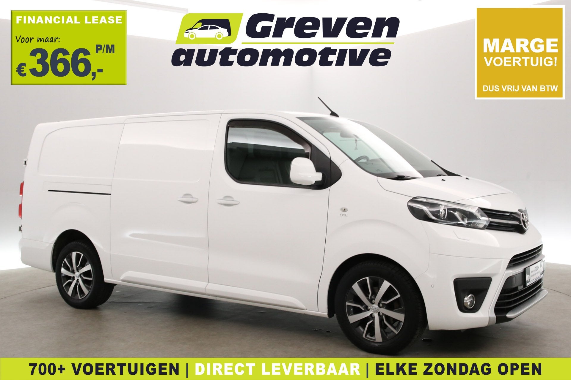 Toyota ProAce 2.0D L3H1 150PK | Marge | Clima | Camera | Cru, Auto's, Voorwielaandrijving, Gebruikt, Euro 6, 4 cilinders