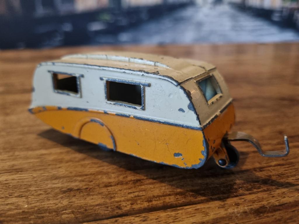 Vintage Dinky Toys Caravan 190 - Made in England, Verzamelen, Speelgoed, Gebruikt, Ophalen of Verzenden