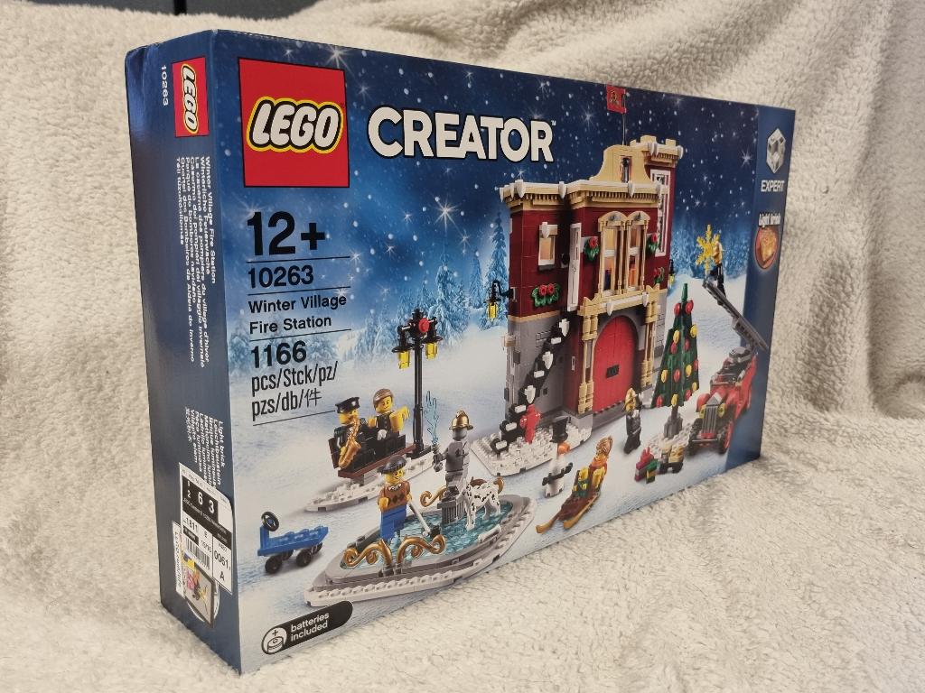 Lego Brandweerkazerne in winterdorp (10263), Ophalen of Verzenden, Nieuw, Complete set, Lego
