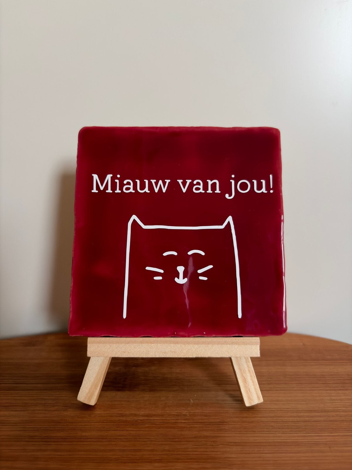 Tekst met tekst - 10x10, Ophalen of Verzenden, Nieuw