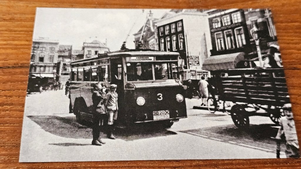 Foto BUS Trolleybus GVB Groningen 3, Verzenden, Gebruikt, Bus of Metro, Overige typen