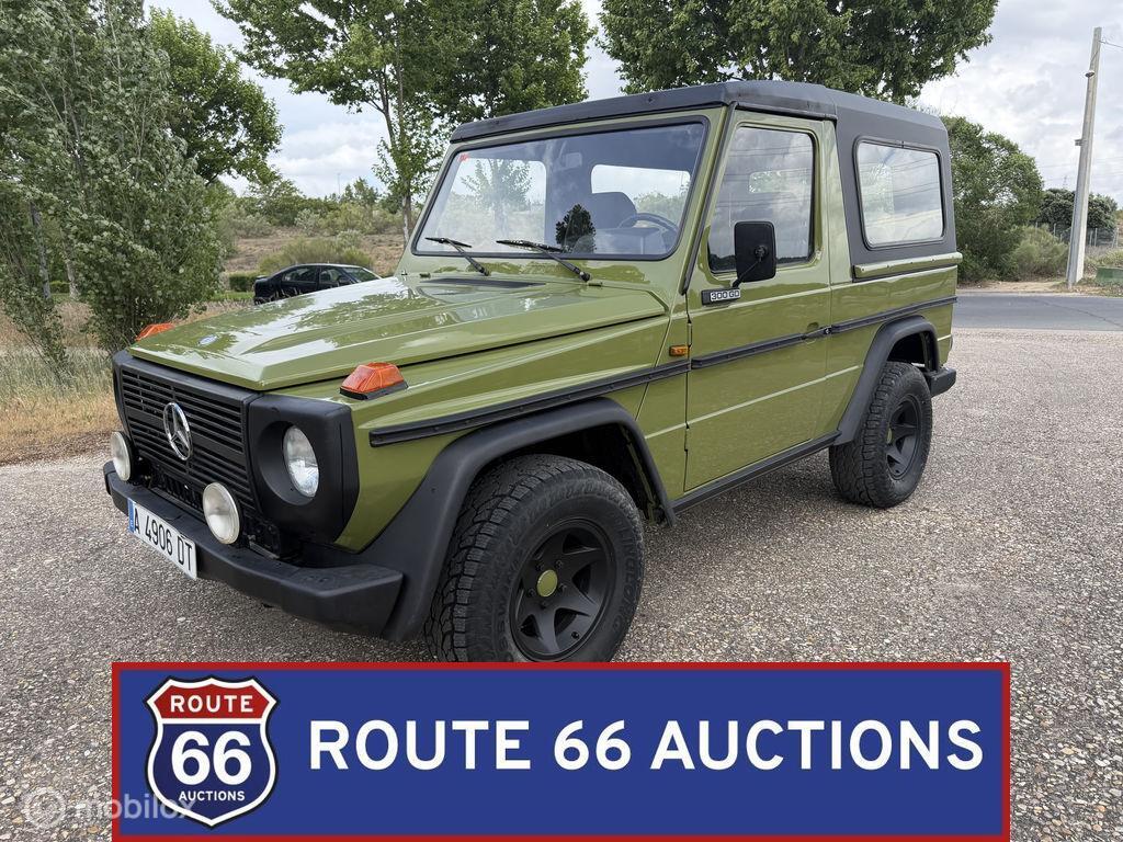 Mercedes-Benz 240 GD Cabriolet | 1979 | Route 66 Auctions, Auto's, Oldtimers, Overige carrosserieën, Zwart, Mercedes-Benz, Bedrijf