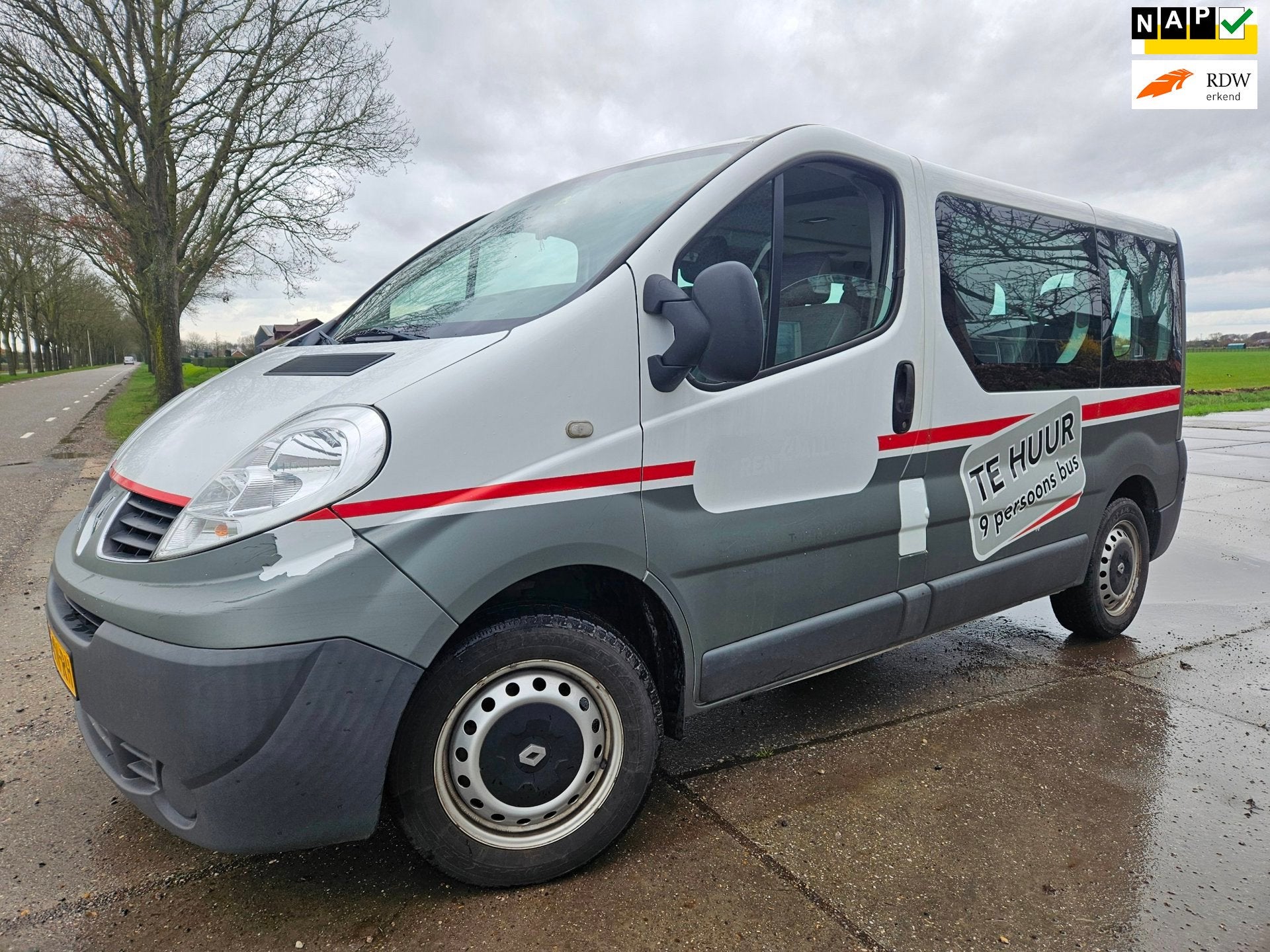 Renault Trafic Passenger 2.0 dCi T27 L1H1 Authentique/ airco, Auto's, Voorwielaandrijving, 2000 kg, Wit, 9 stoelen