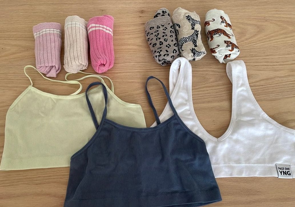 Gratis meisjessokken en topjes, Ophalen of Verzenden, Zo goed als nieuw, Meisje, Nacht- of Onderkleding