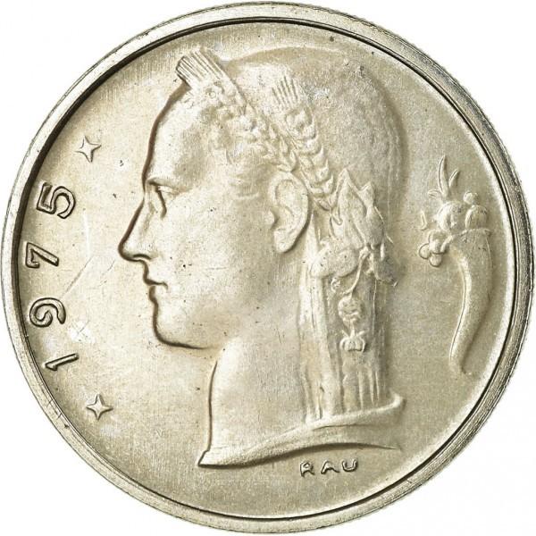 Belgie, 1 frank uit 1975, Postzegels en Munten, Munten | Europa | Niet-Euromunten, Ophalen of Verzenden, België, Losse munt