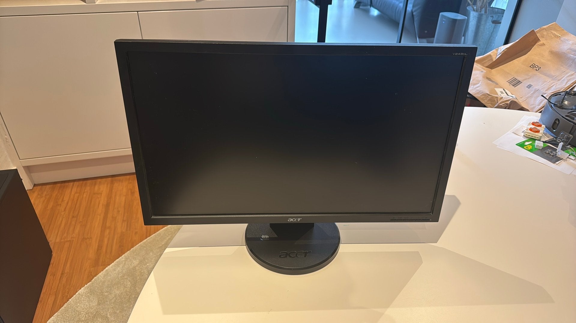 Acer V243HL 24 inch Full HD monitor – Nieuwstaat, Computers en Software, Monitoren, Ophalen, Kantelbaar, Full HD, Zo goed als nieuw