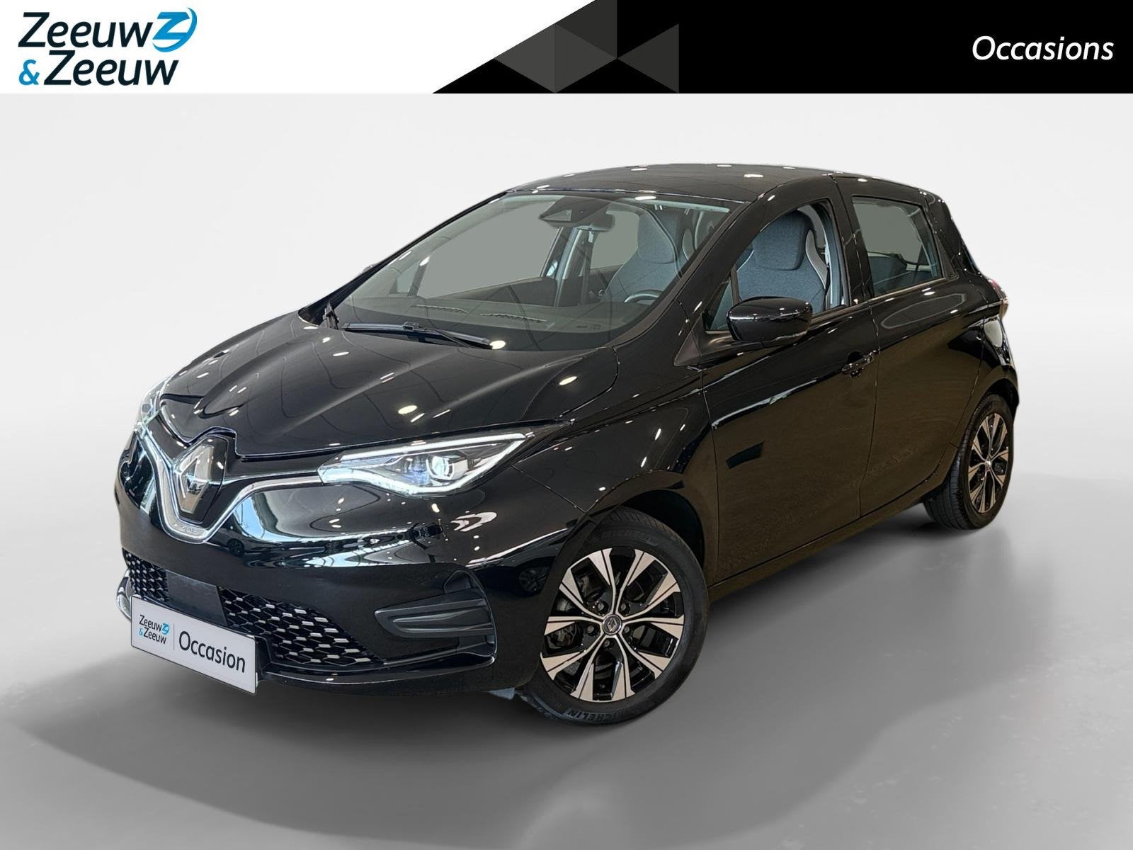 Renault ZOE R135 Evolution 52 kWh *Koop Accu!*Navi*Climate*C, Auto's, 12 maanden, Gebruikt, Zwart, 180 min