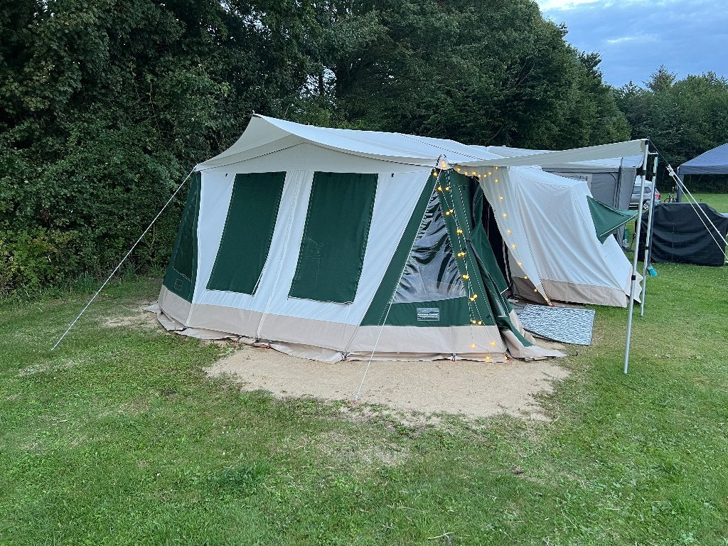 Super goede en mooie groene Combi Camp Country 2004, Ophalen, Combi-Camp, Aanwezig, Tot en met 4