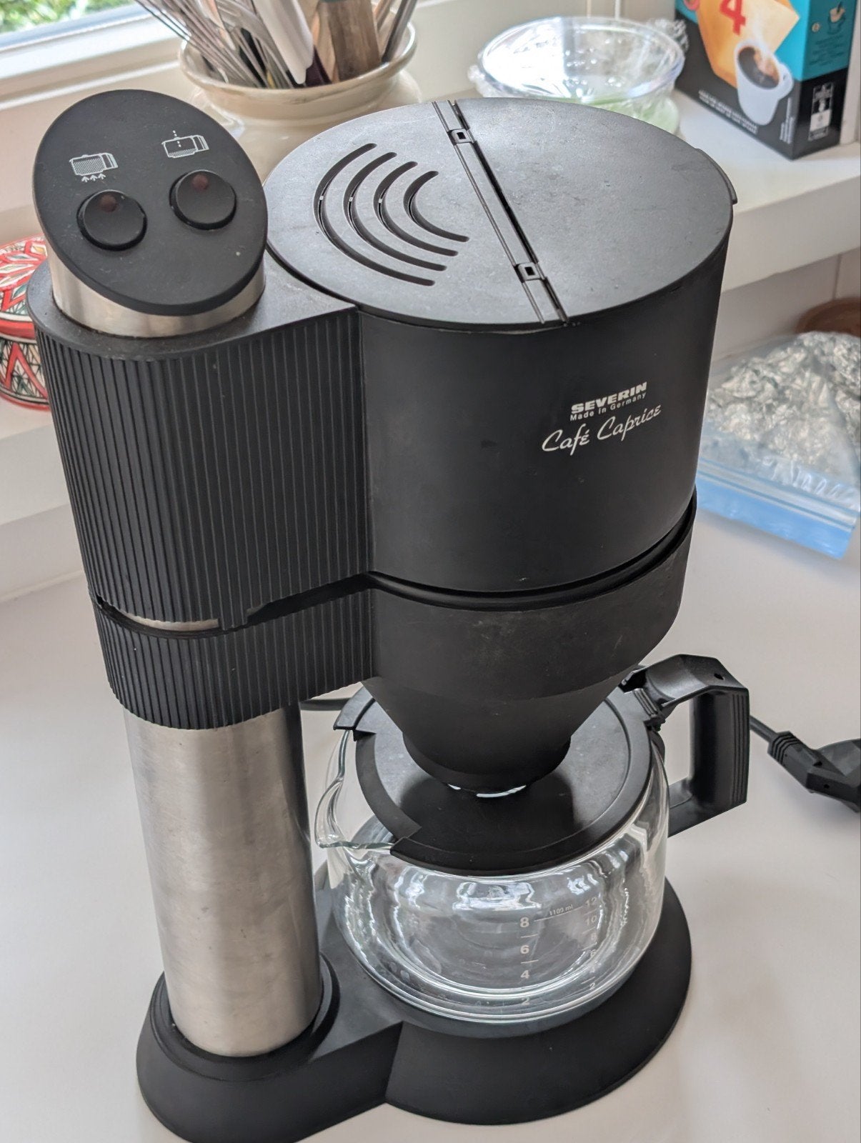 Filter koffiezetapparaat, Gemalen koffie, Gebruikt, 10 kopjes of meer, Koffiemachine