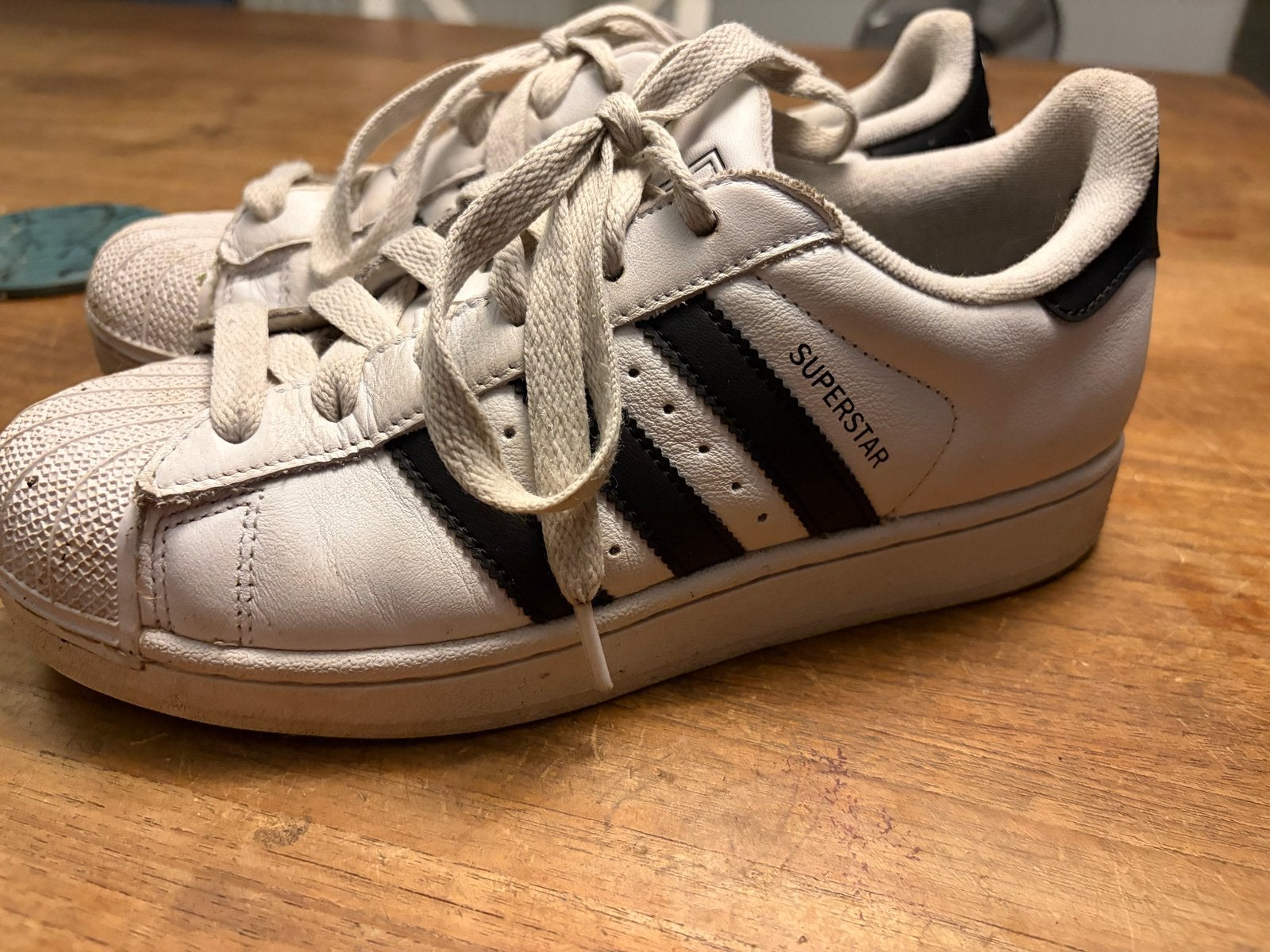 Adidas Superstar Original - Maat 39 1/3, Kleding | Dames, Schoenen, Ophalen, Gedragen, Wit, Sneakers of Gympen
