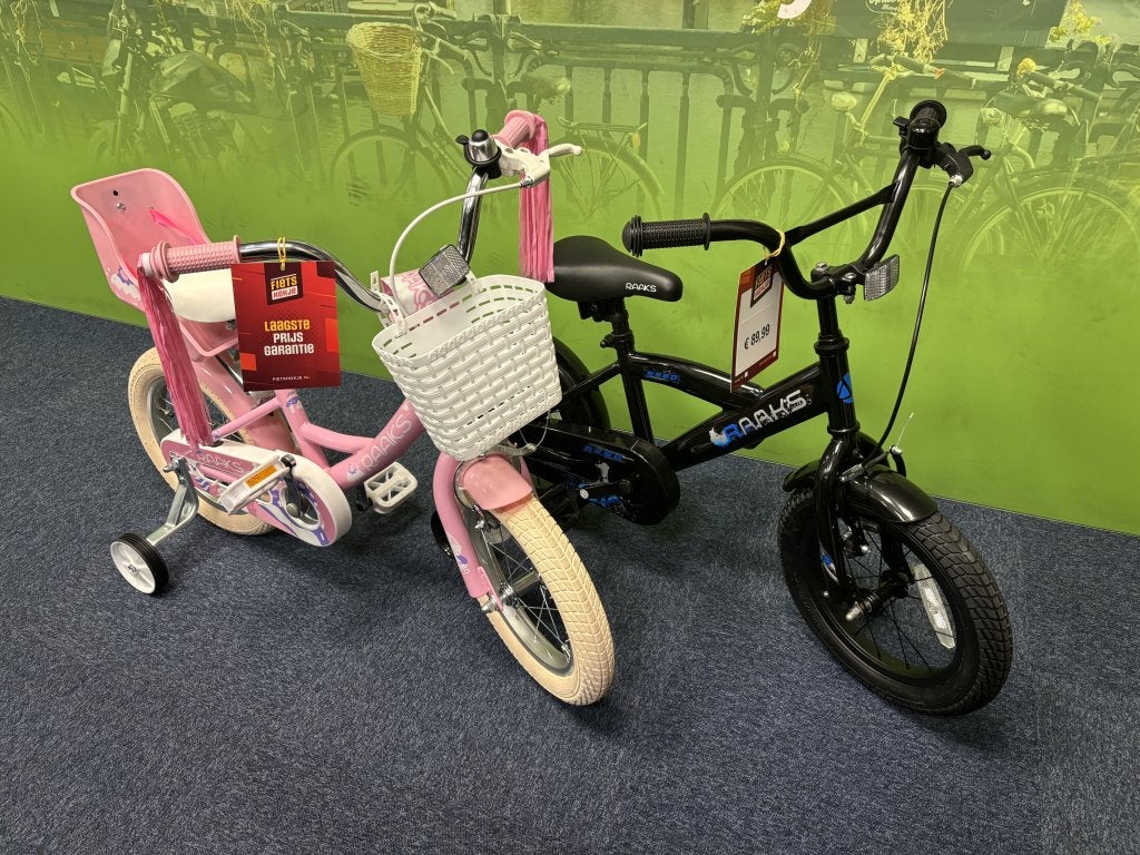 Fietshokje Raaks: Kinderfietsen NIEUW vanaf €89.99