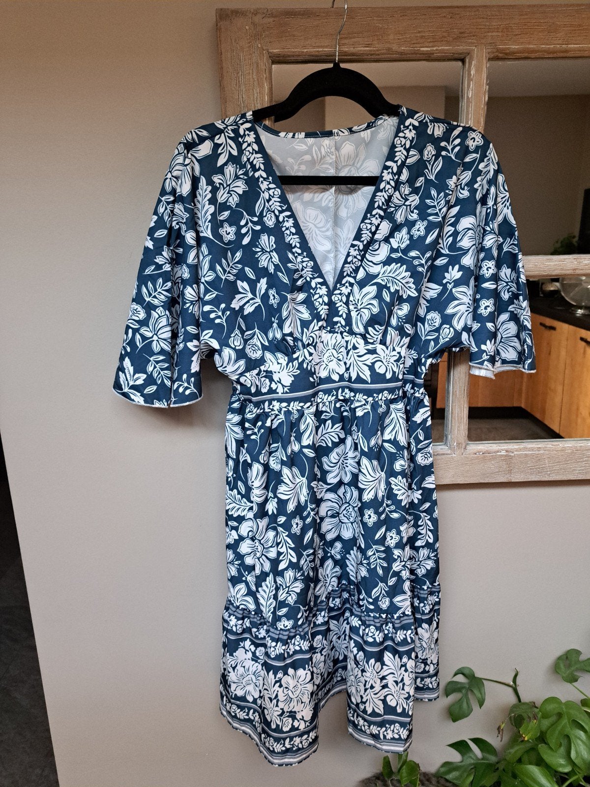 blauwe jurk van Shein maat M Nieuw, Maat 38/40 (M), Blauw, Nieuw, Ophalen of Verzenden