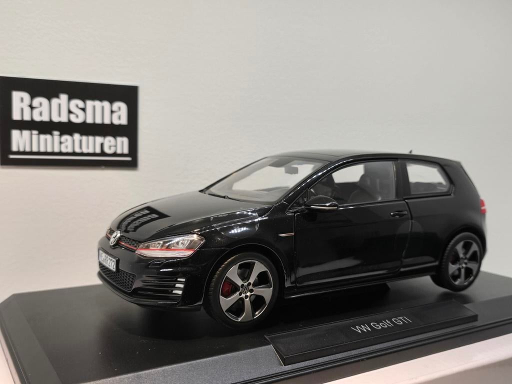 Volkswagen Golf 7 GTI - Zwart - 1:18 Norev, Auto, Nieuw, Norev, Ophalen of Verzenden