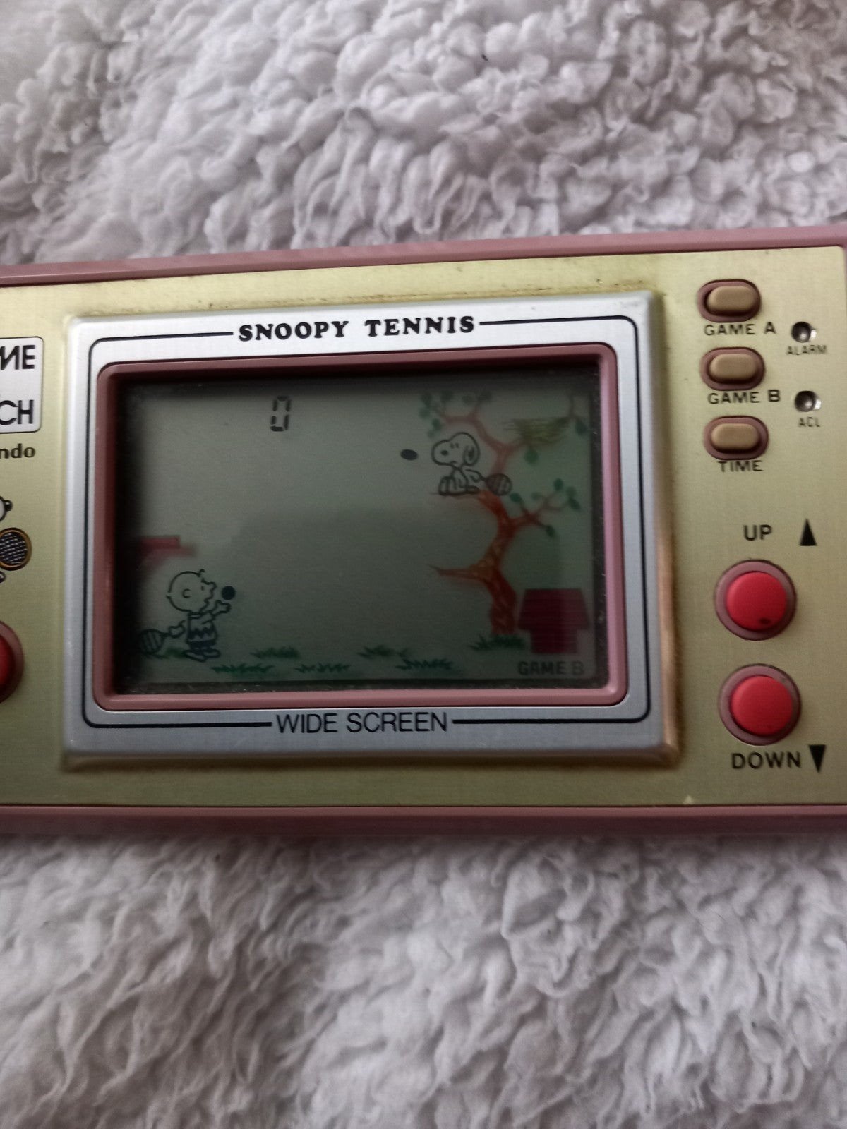 Nintendo Game & Watch Snoopy Tennis (SP-30) - Vintage, Ophalen of Verzenden, Nintendo, Gebruikt