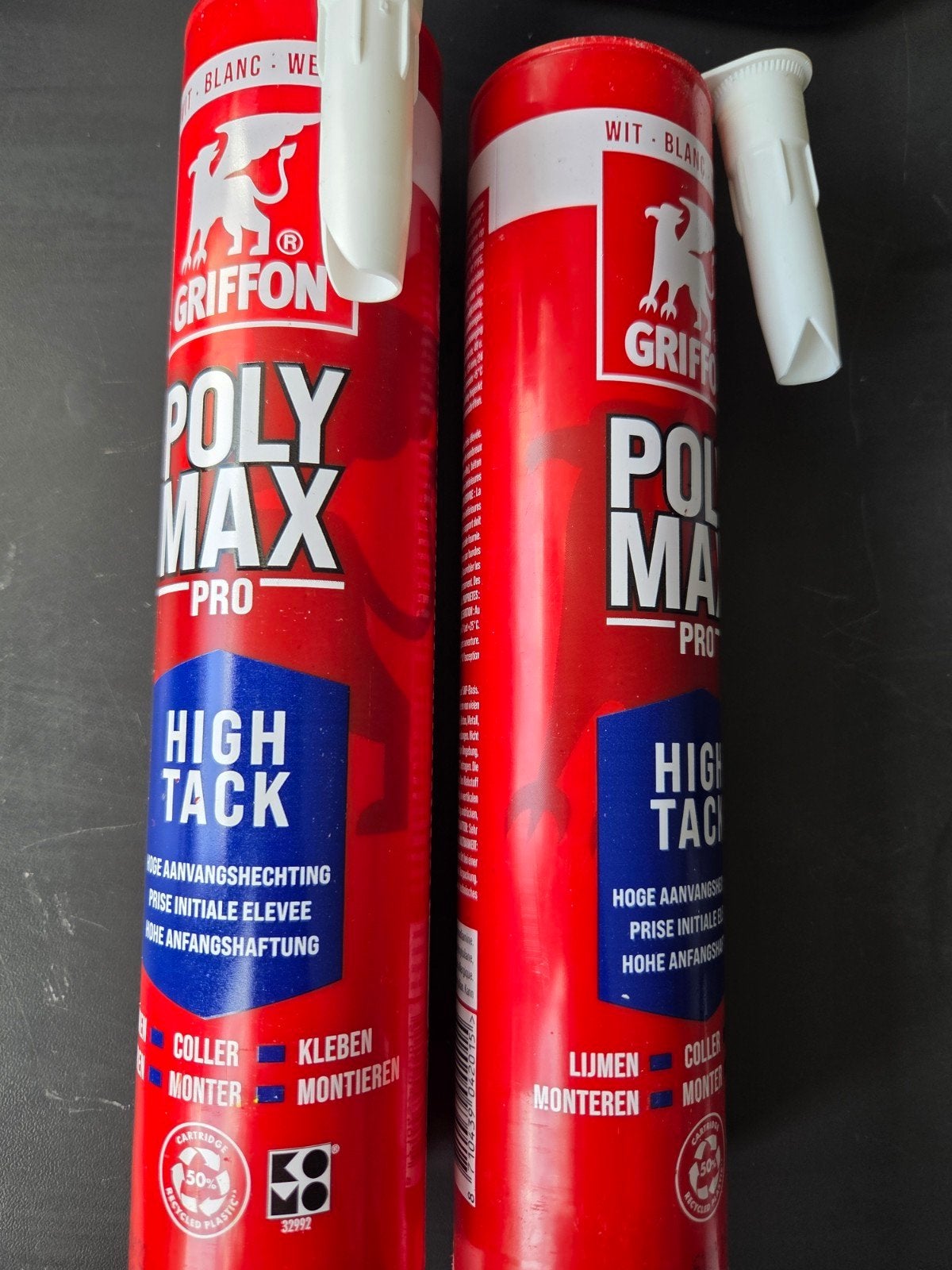 Griffon Poly Max Pro High Tack Kit - Wit (2 stuks), Ophalen of Verzenden, Nieuw