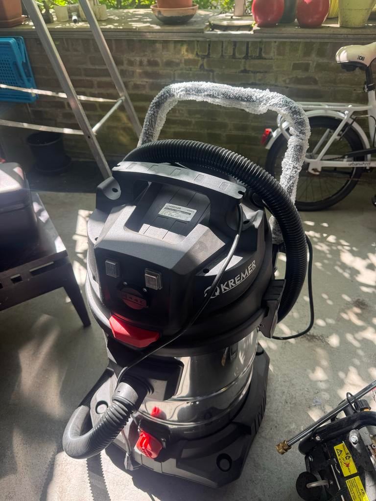 Kremer KR65LS Nat- en Droogzuiger – Industriële Stofzuiger, Ophalen, Nieuw, Waterstofzuiger, Reservoir