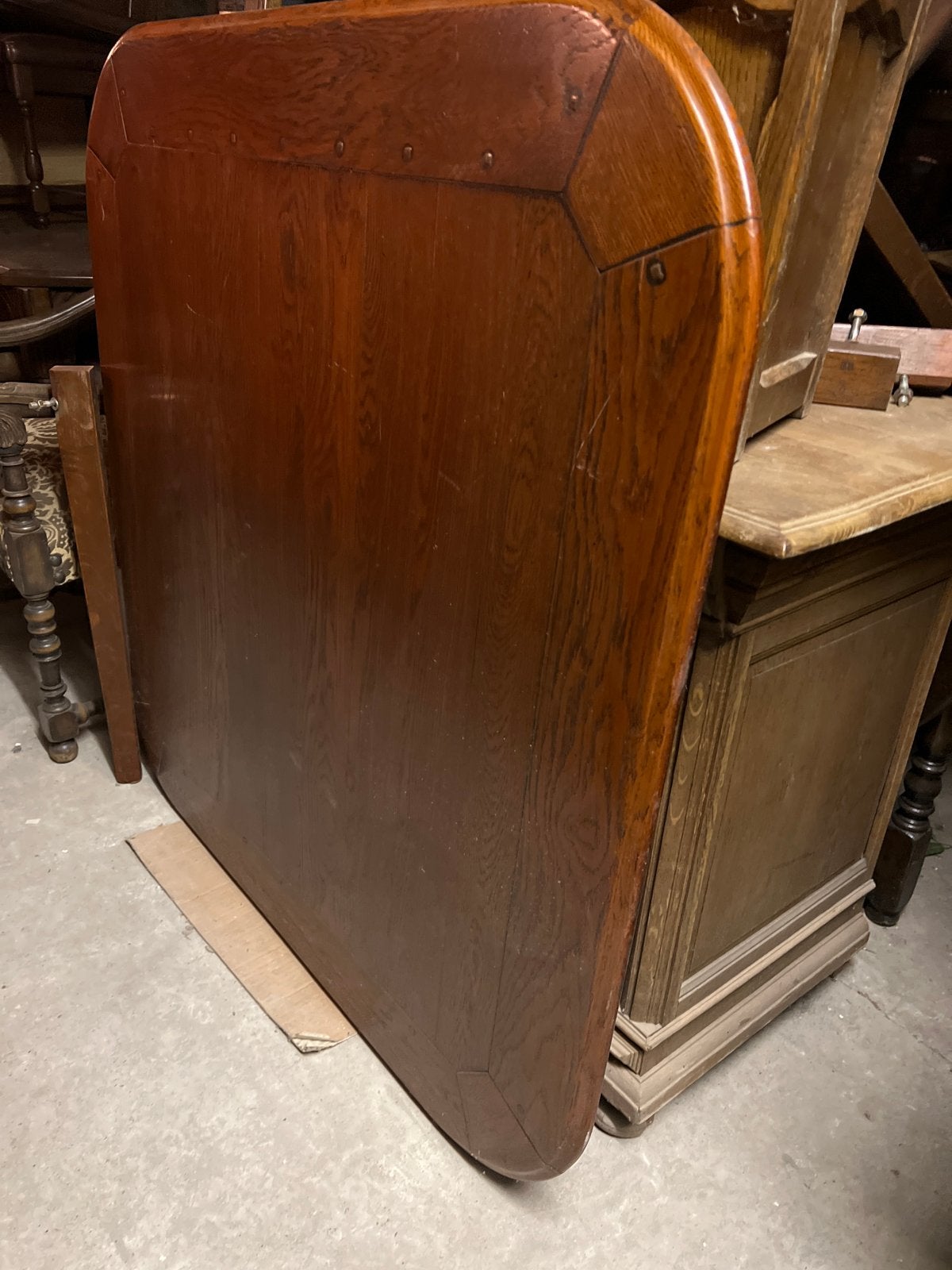 Bannink Jugendstil Kersenhouten Eettafel - MAGAZIJN LEEGVERK, Antiek en Kunst, Ophalen