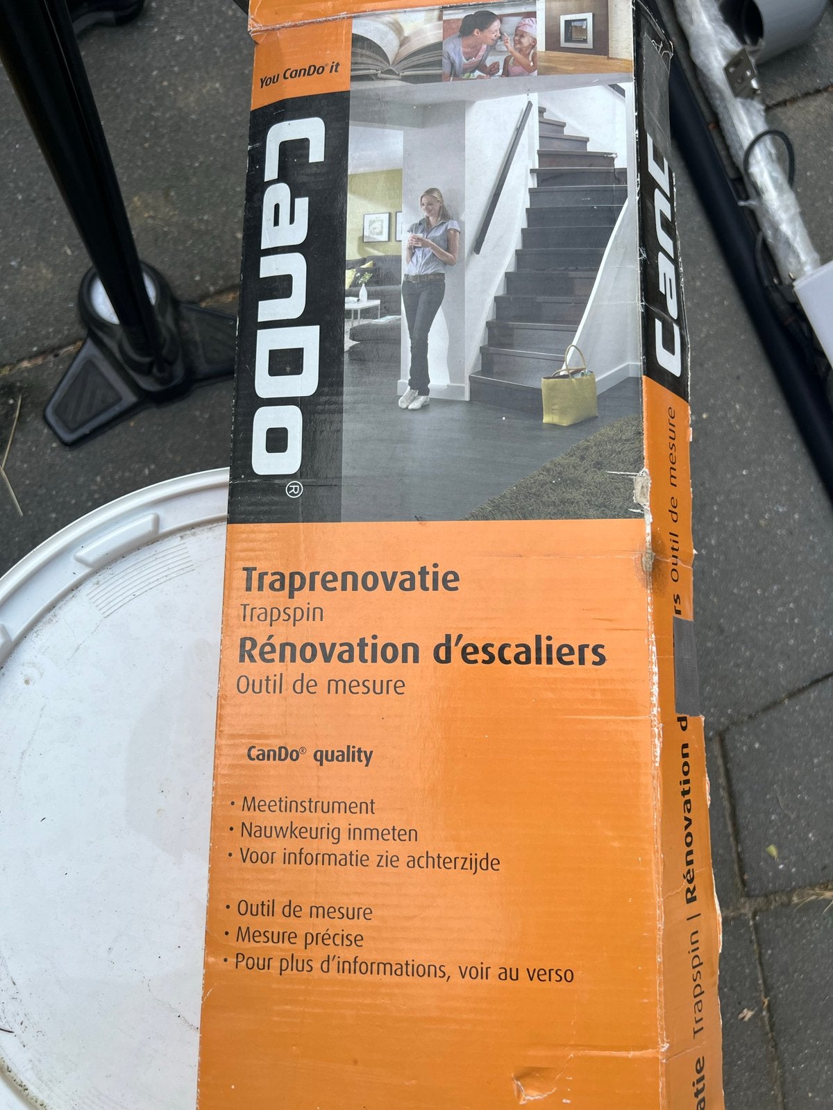 CanDo Trapspin Meetinstrument voor Traprenovatie, Ophalen, Nieuw, Trap, Minder dan 2 meter