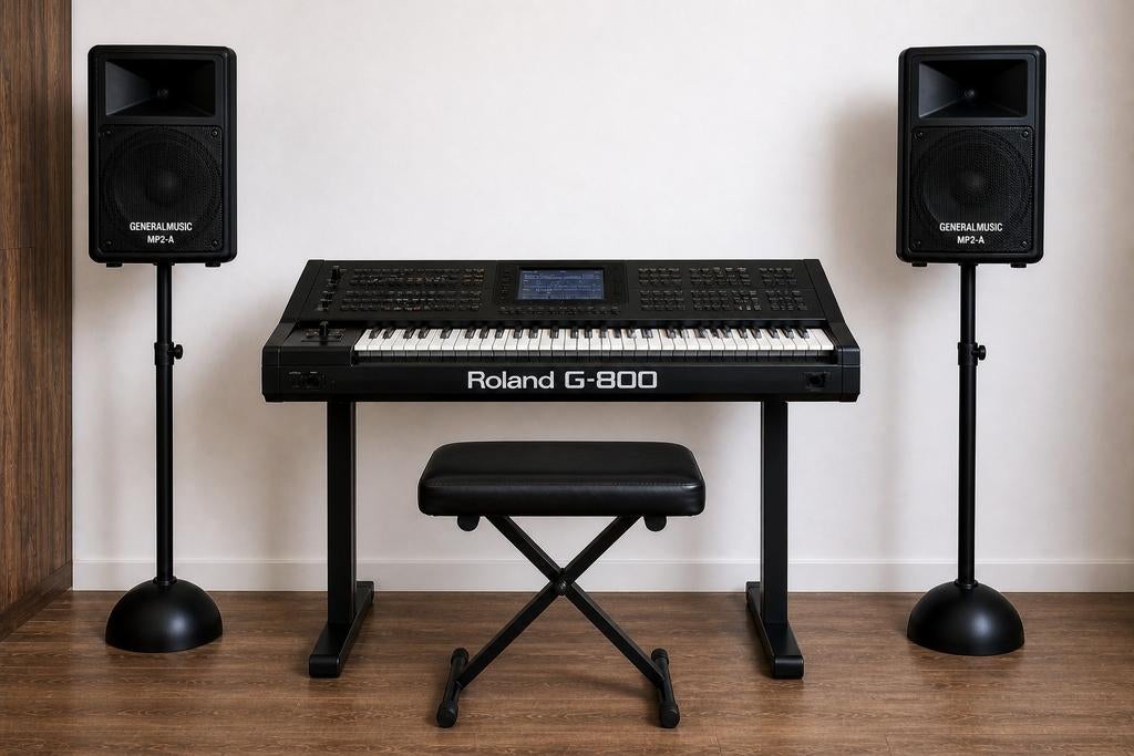 Te Koop Roland G800 Keyboard incl. toebehoren., Ophalen, Roland, Zo goed als nieuw, Midi-aansluiting