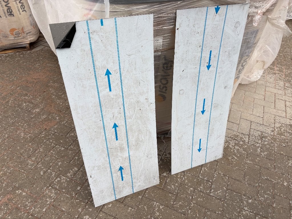2 stuks nieuwe RVS platen 1mm dik afmeting 470x1140mm, Doe-het-zelf en Verbouw, Metalen, Ophalen, Nieuw, Overige metalen
