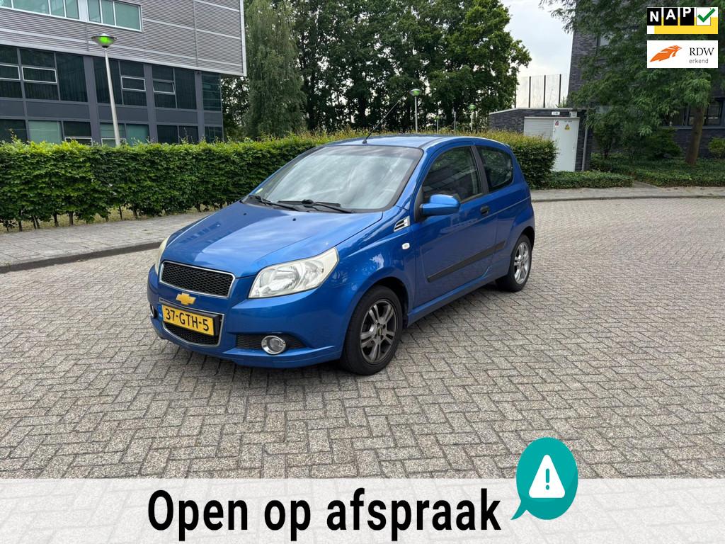 Chevrolet Aveo 1.2 16V LS+ Airco 154000km, Voorwielaandrijving, Aveo, 4 cilinders, Metallic lak