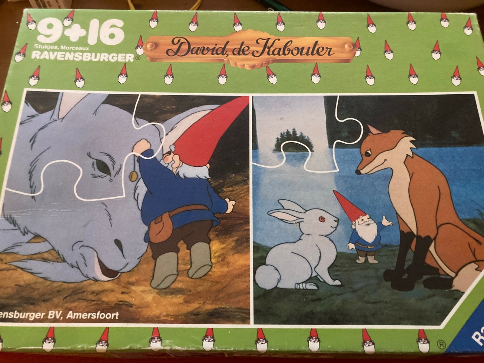 Puzzels David de kabouter, Ophalen of Verzenden, Meer dan 50 stukjes, Zo goed als nieuw