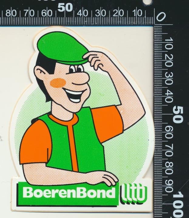 Sticker: Boerenbond - LLTB, Ophalen of Verzenden, Zo goed als nieuw, Bedrijf of Vereniging