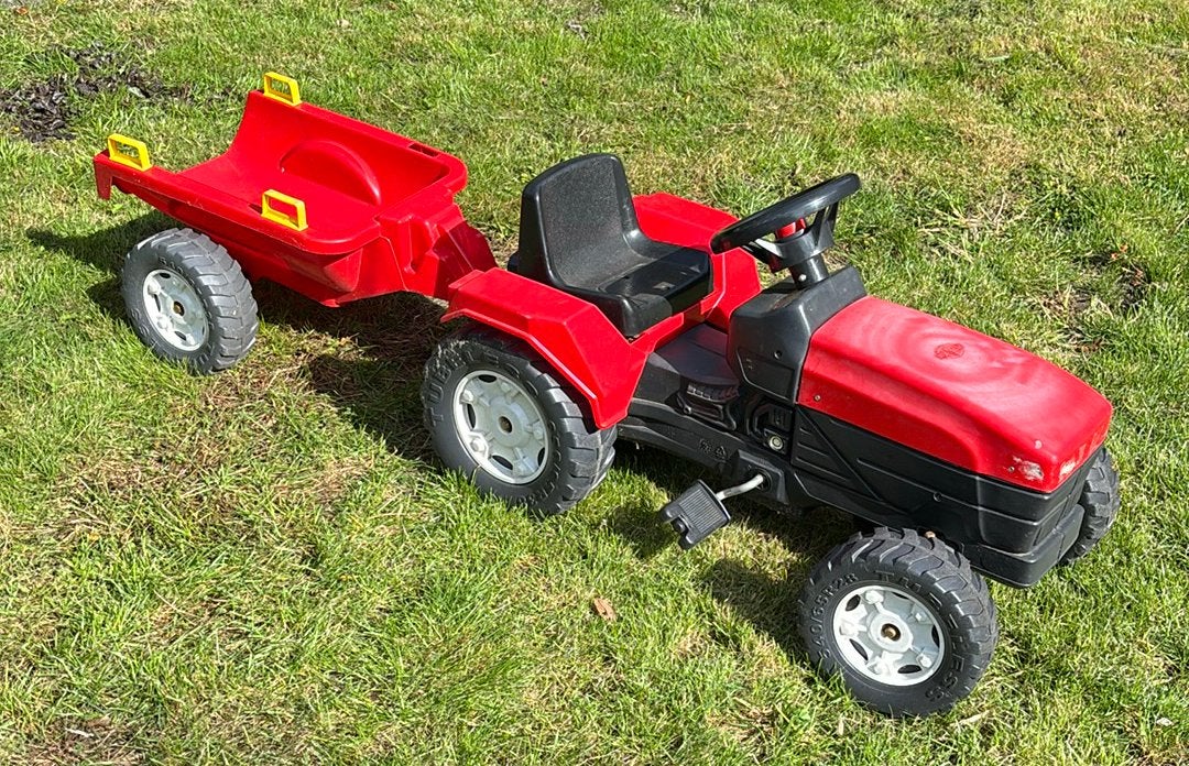 Tractor met aanhanger, Ophalen, Zo goed als nieuw, Overige merken