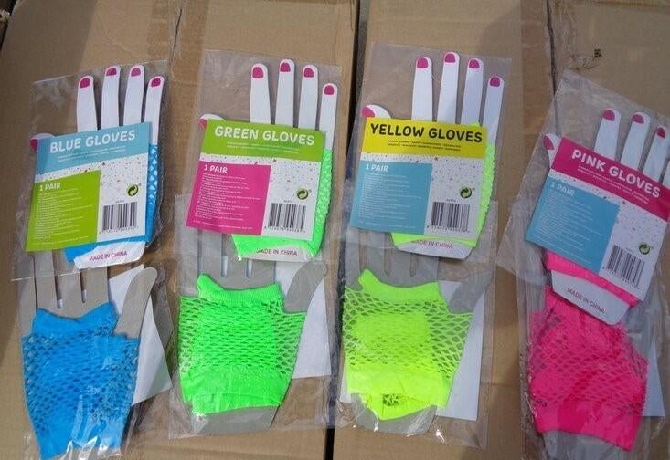 PARTIJ NET HANDSCHOENEN IN DIVERSE KLEUREN, Diversen, ., Nieuw, Ophalen of Verzenden, .