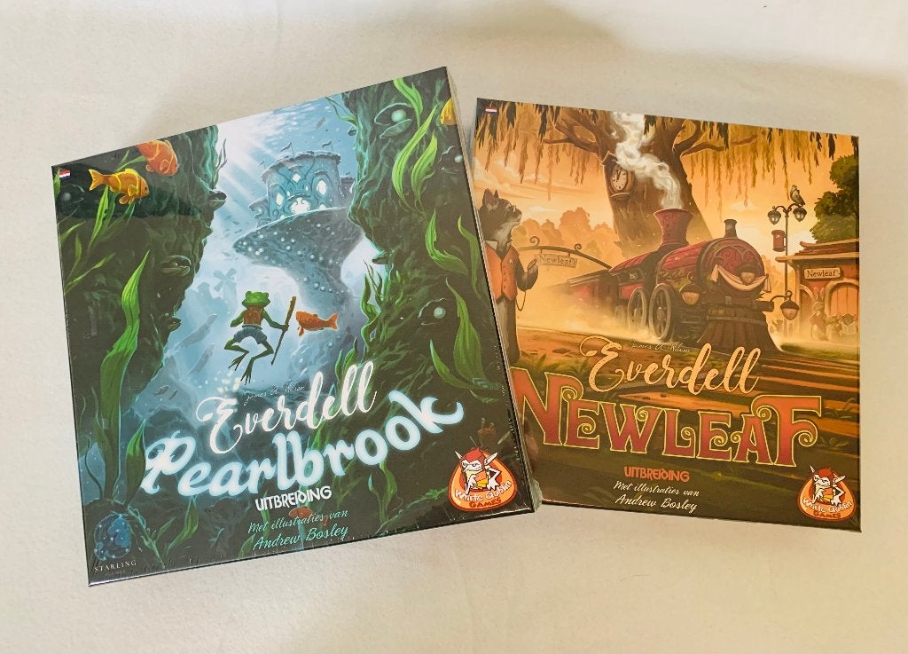 Everdell Newleaf + Pearlbrook - NL - Bordspel Nieuw in doos, White Goblin Games, Nieuw, Ophalen of Verzenden, Een of twee spelers