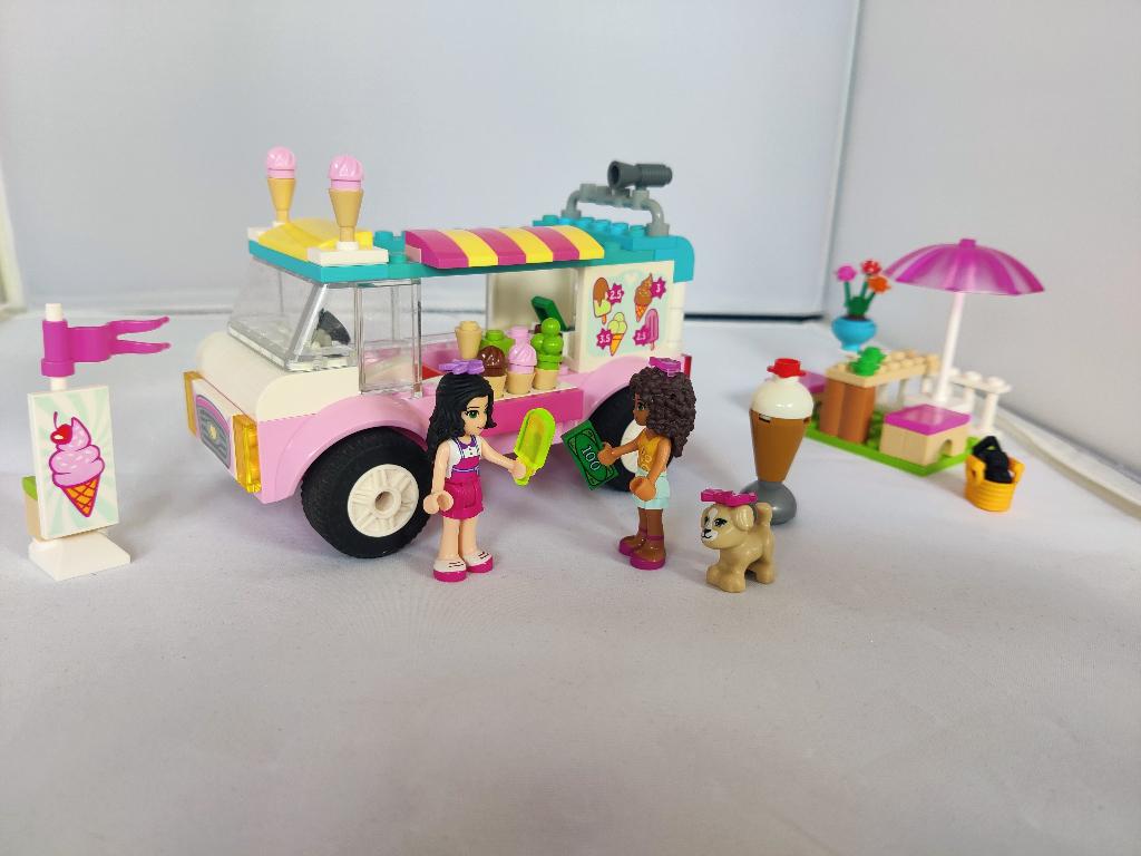 10727 Emma's Ice Cream Truck - Lego Friends set, Lego, Friends, Ophalen of Verzenden, Complete set