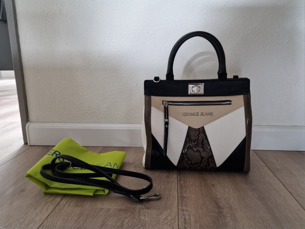 Versace Jeans damestas, Ophalen of Verzenden, Zo goed als nieuw, Zwart, Handtas
