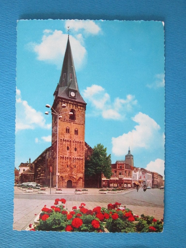 Ansichtkaart: Enschede, Markt met Ned. Herv. Kerk, Verzamelen, Ophalen of Verzenden, 1960 tot 1980, Gelopen, Overijssel