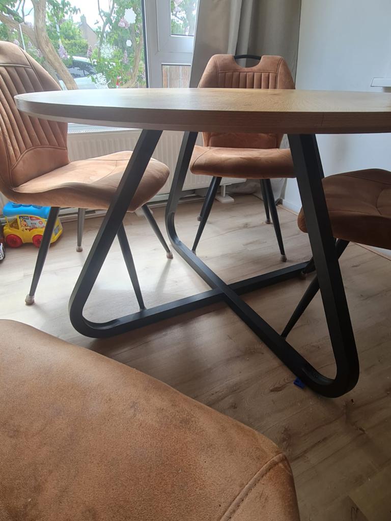 Leen bakker tafel, Ophalen, 100 tot 150 cm, 50 tot 100 cm, Zo goed als nieuw