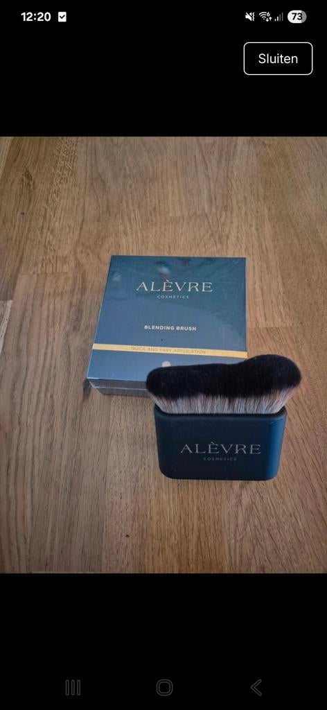 Alèvre Cosmetics Blending Brush - Nieuw in verpakking, Ophalen, Gehele gezicht, Zwart, Nieuw