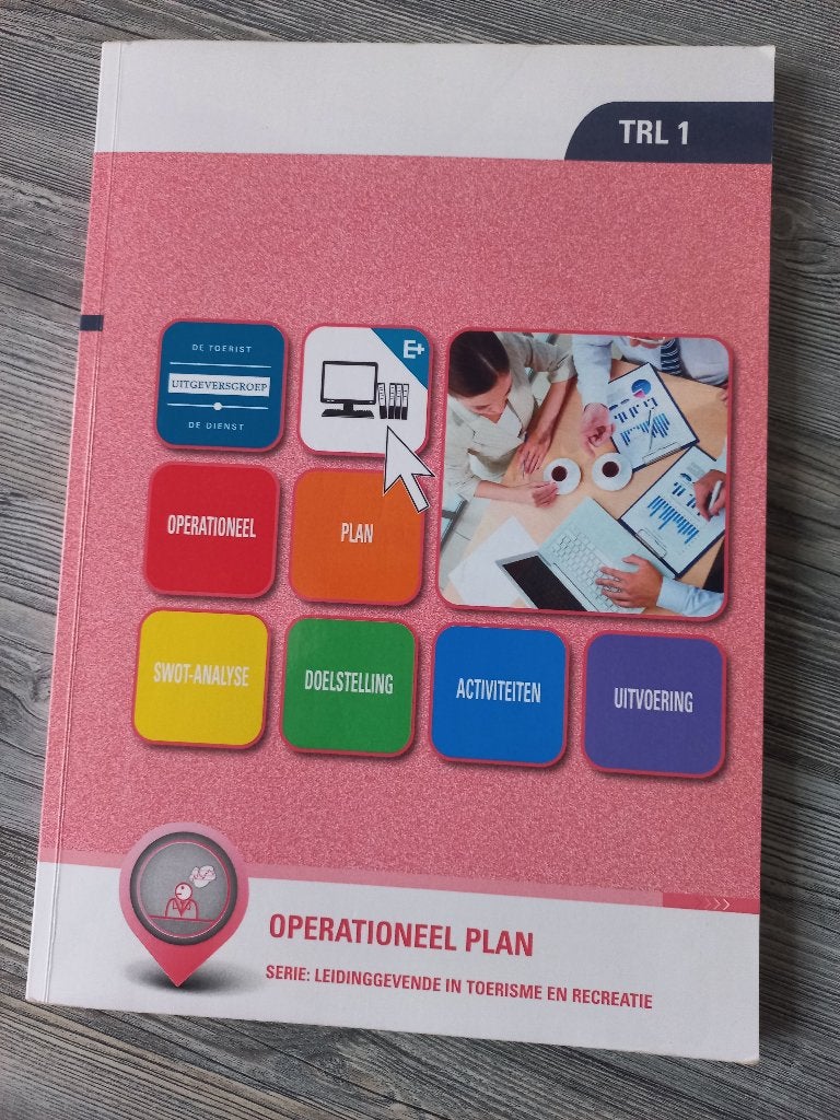 TRL1 Operationeel plan, Boeken, Zo goed als nieuw, I. van Esch e.a., Alpha, HBO