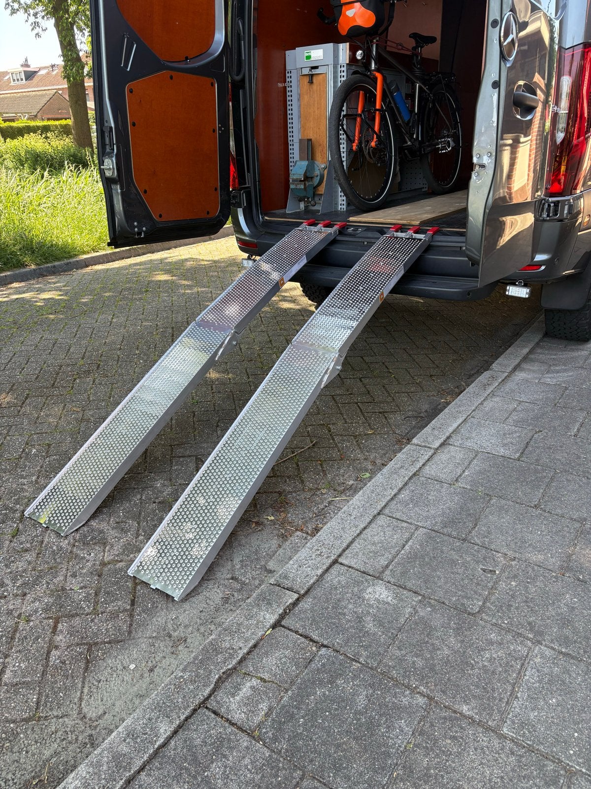 Aluminium oprijplaten (set van 2) - 545kg laadvermogen, Auto diversen, Overige Auto diversen, Ophalen