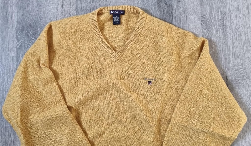 Gant wollen trui maat xl, GANT, Geel, Maat 56/58 (XL), Ophalen of Verzenden