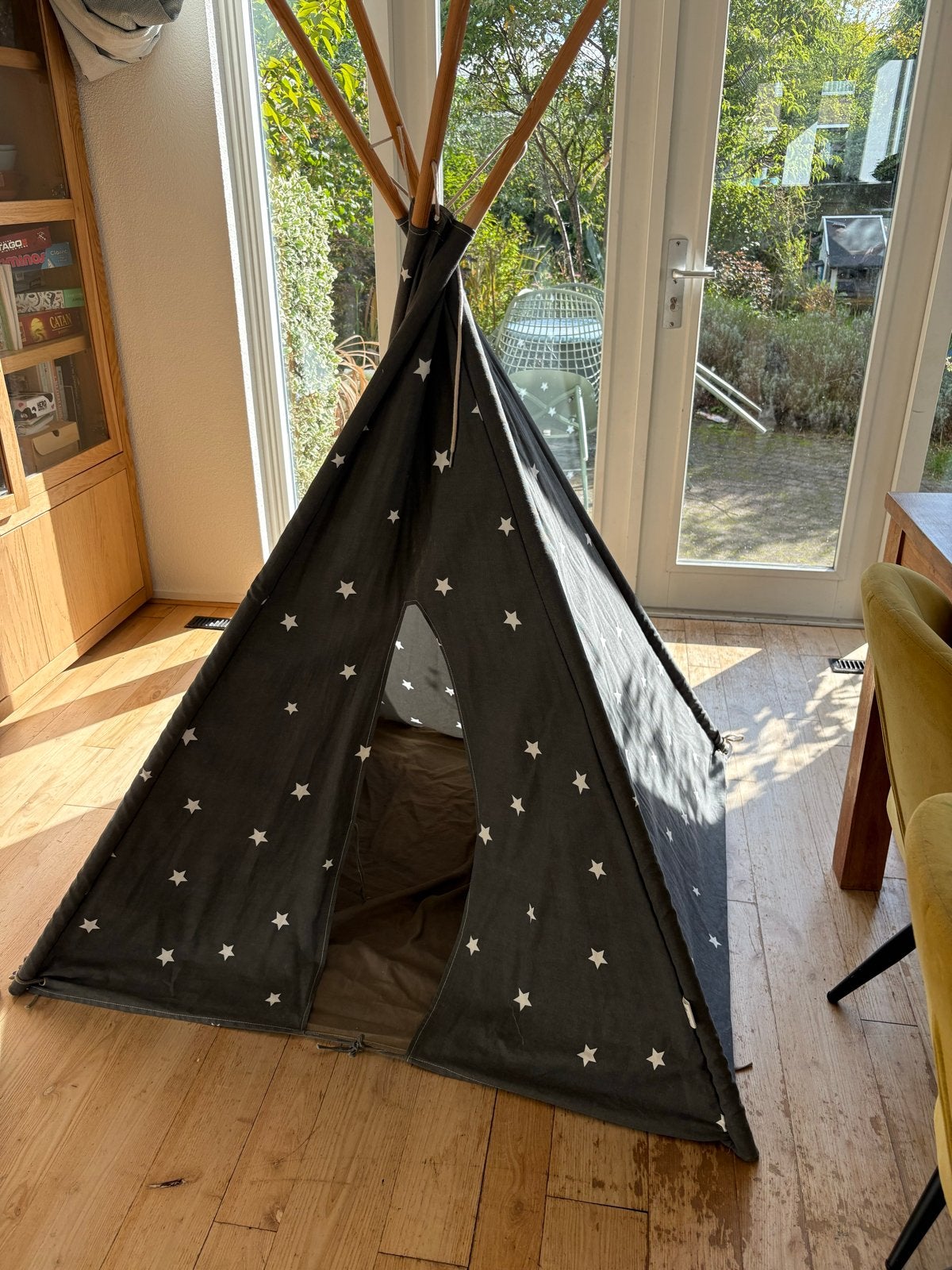 Leuke kinder tipi tent met sterrenpatroon, Kinderen en Baby's, Ophalen, Gebruikt