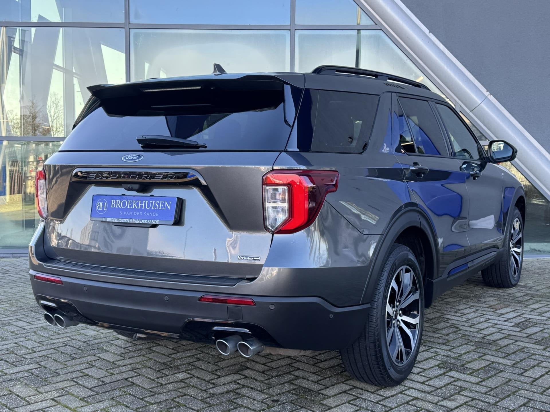 Ford Explorer 3.0 V6 EcoBoost PHEV ST-Line 457pk Panoramadak, Automaat, Dealer onderhouden, Zwart, Bedrijf