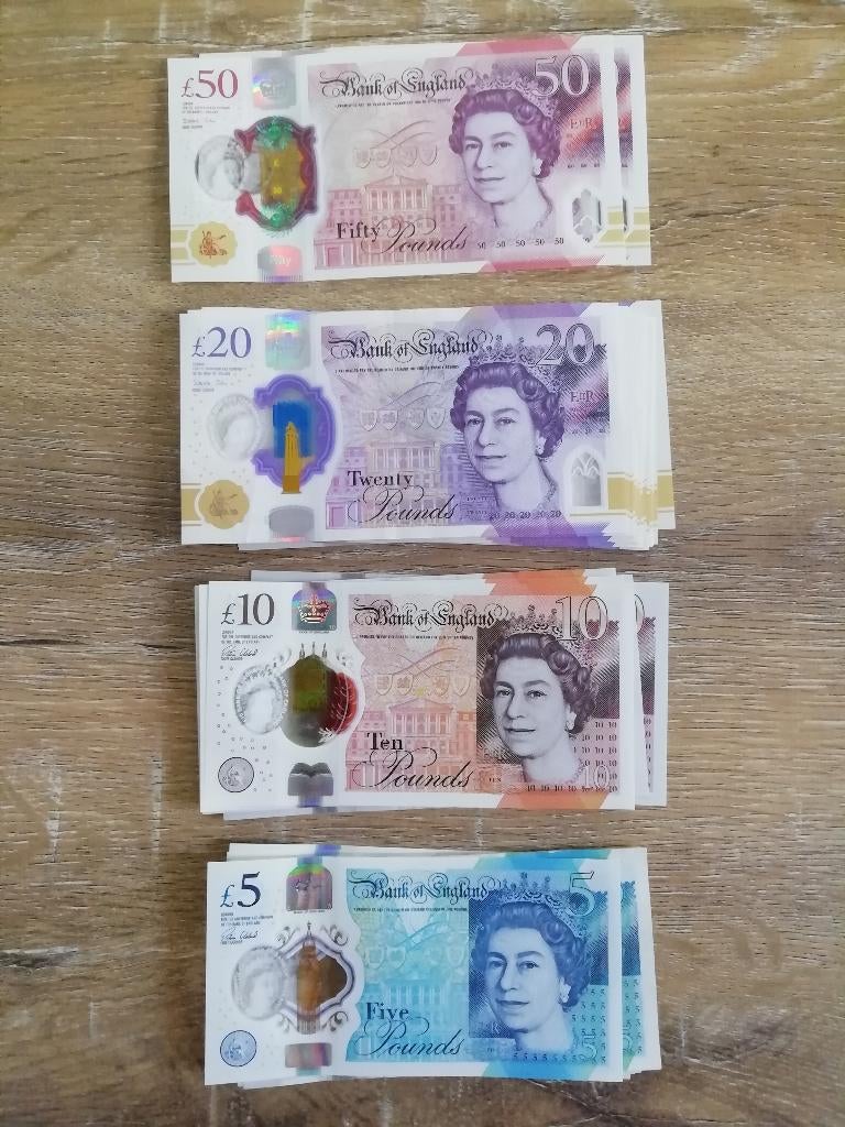 Engelse Ponden, Postzegels en Munten, Bankbiljetten | Europa | Niet-Eurobiljetten, Los biljet, Overige landen, Ophalen