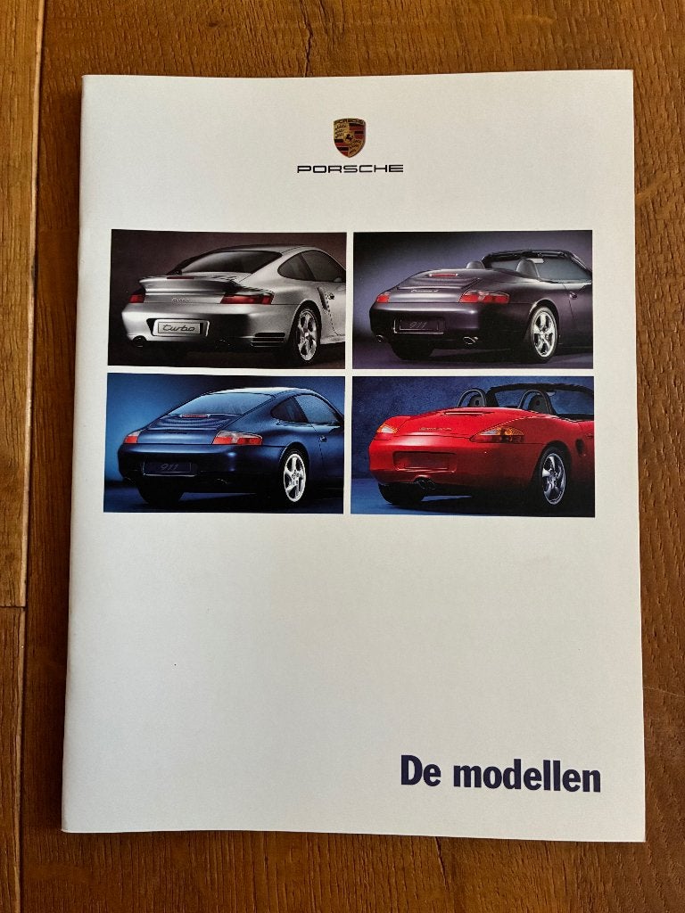 z.g.a.n. Porsche brochure - De modellen - 1999, Ophalen, Porsche AG, Zo goed als nieuw, Porsche