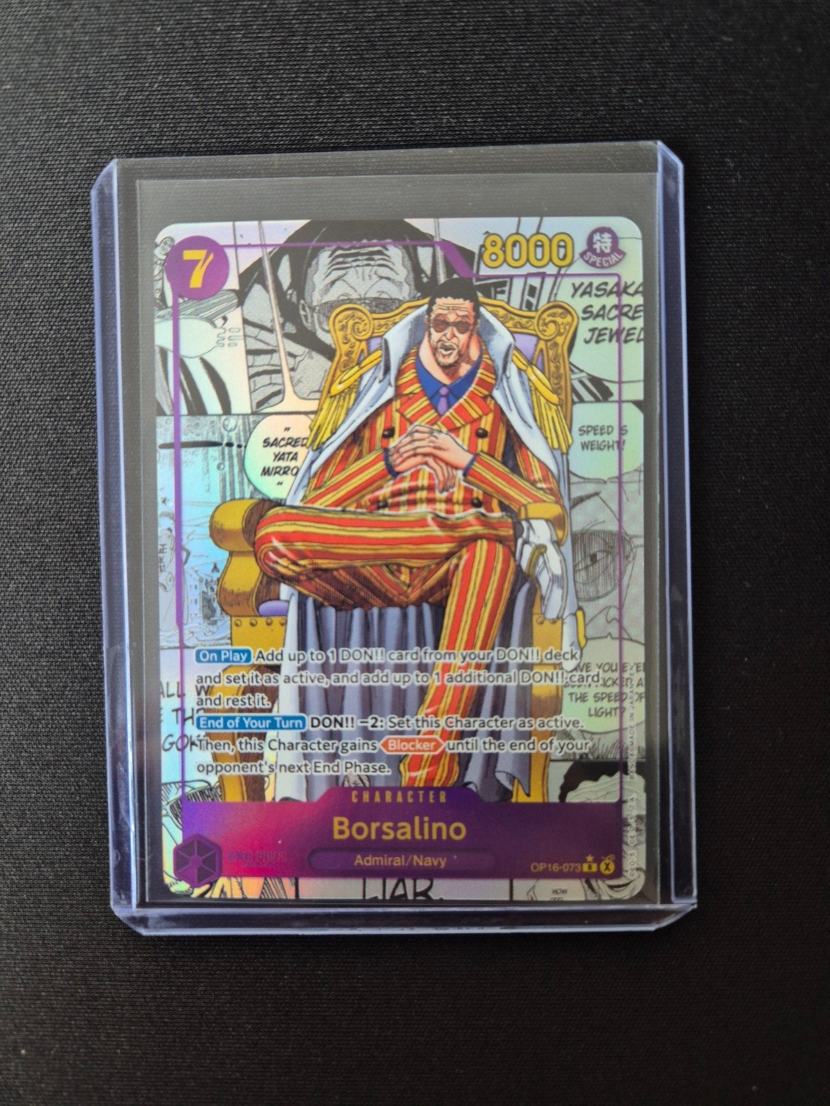 One Piece Card Game OP16-073 Borsalino (Kizaru) Special Rare