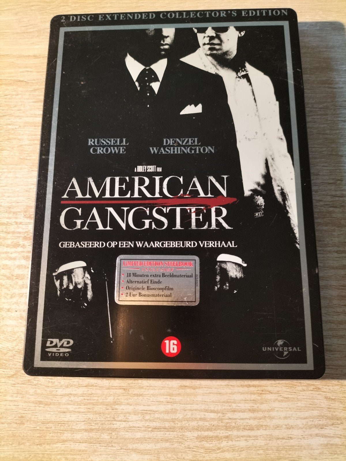 American gangster 2 disc steelbook, Ophalen of Verzenden