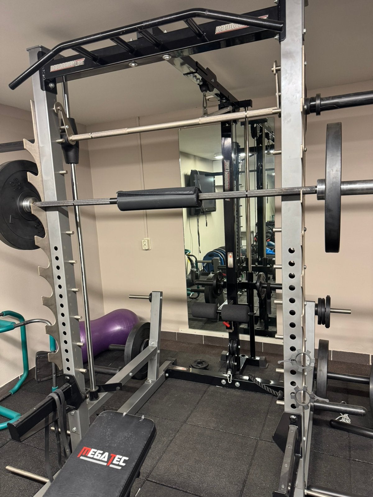 Barbarian line cage / smith machine / lat pulley ., Sport en Fitness, Ophalen, Zo goed als nieuw, Overige typen