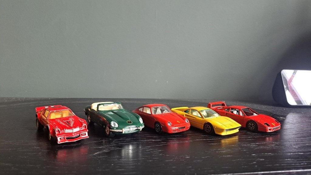 Verzameling race wagens Ferrari, Jaguar, Porsche, Ophalen of Verzenden, Gebruikt, Auto, Overige merken