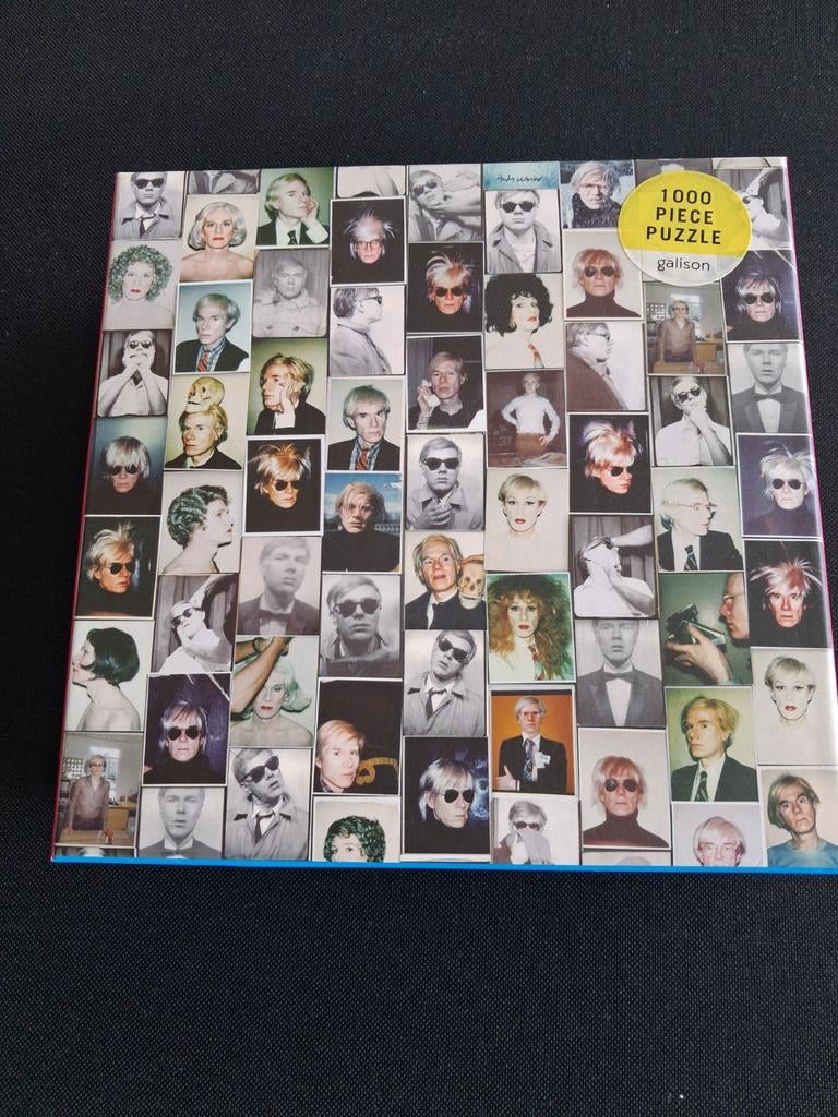 Andy Warhol Selfies 1000 stukjes puzzel, Ophalen of Verzenden, 500 t/m 1500 stukjes, Gebruikt, Legpuzzel