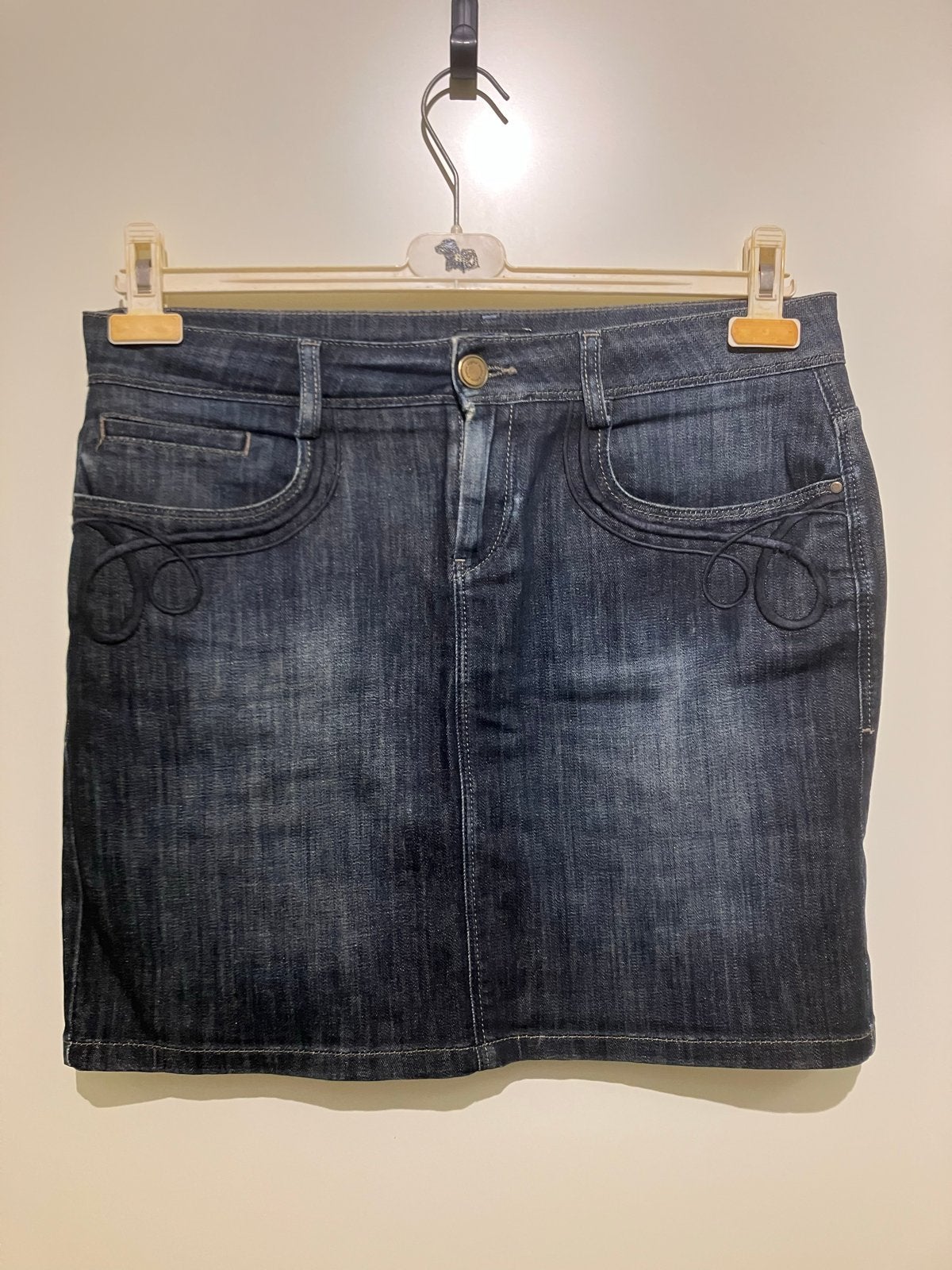 Korte spijkerrok maat 40, Promiss., Kleding | Dames, Rokken, Maat 38/40 (M), Blauw, Ophalen of Verzenden, Zo goed als nieuw
