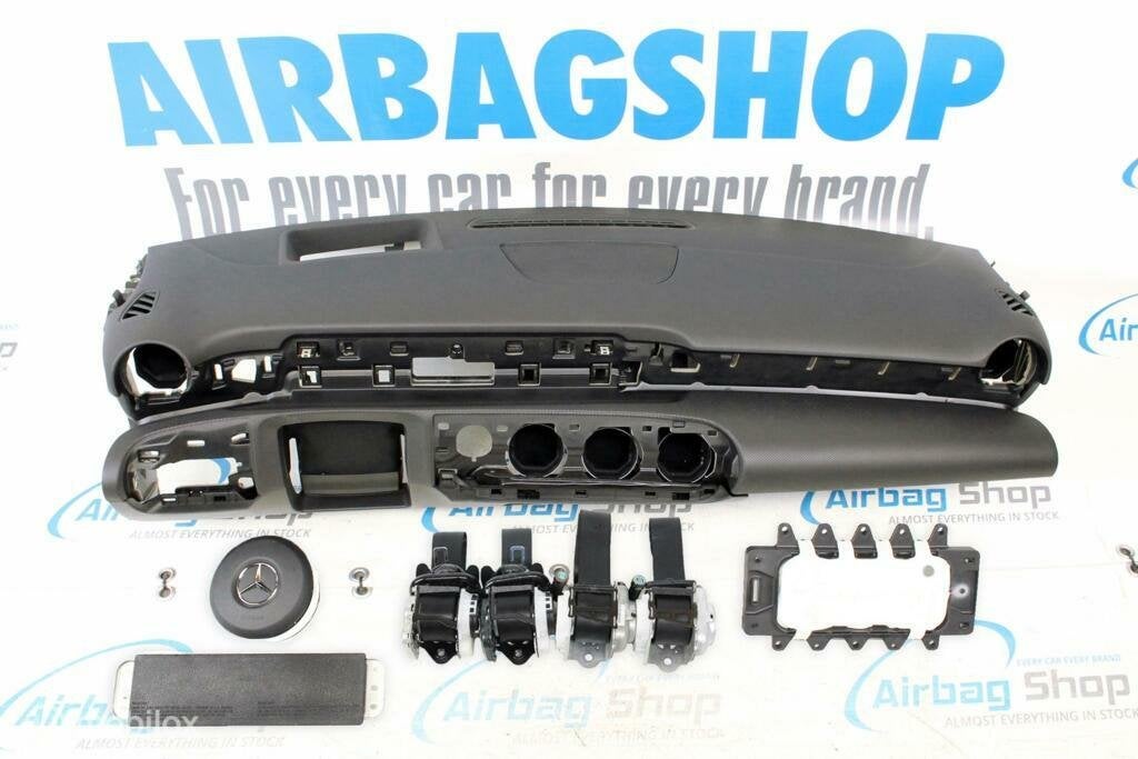 Airbag set Dashboard HUD met structuur Mercedes W177, Auto-onderdelen, Gebruikt, Ophalen of Verzenden