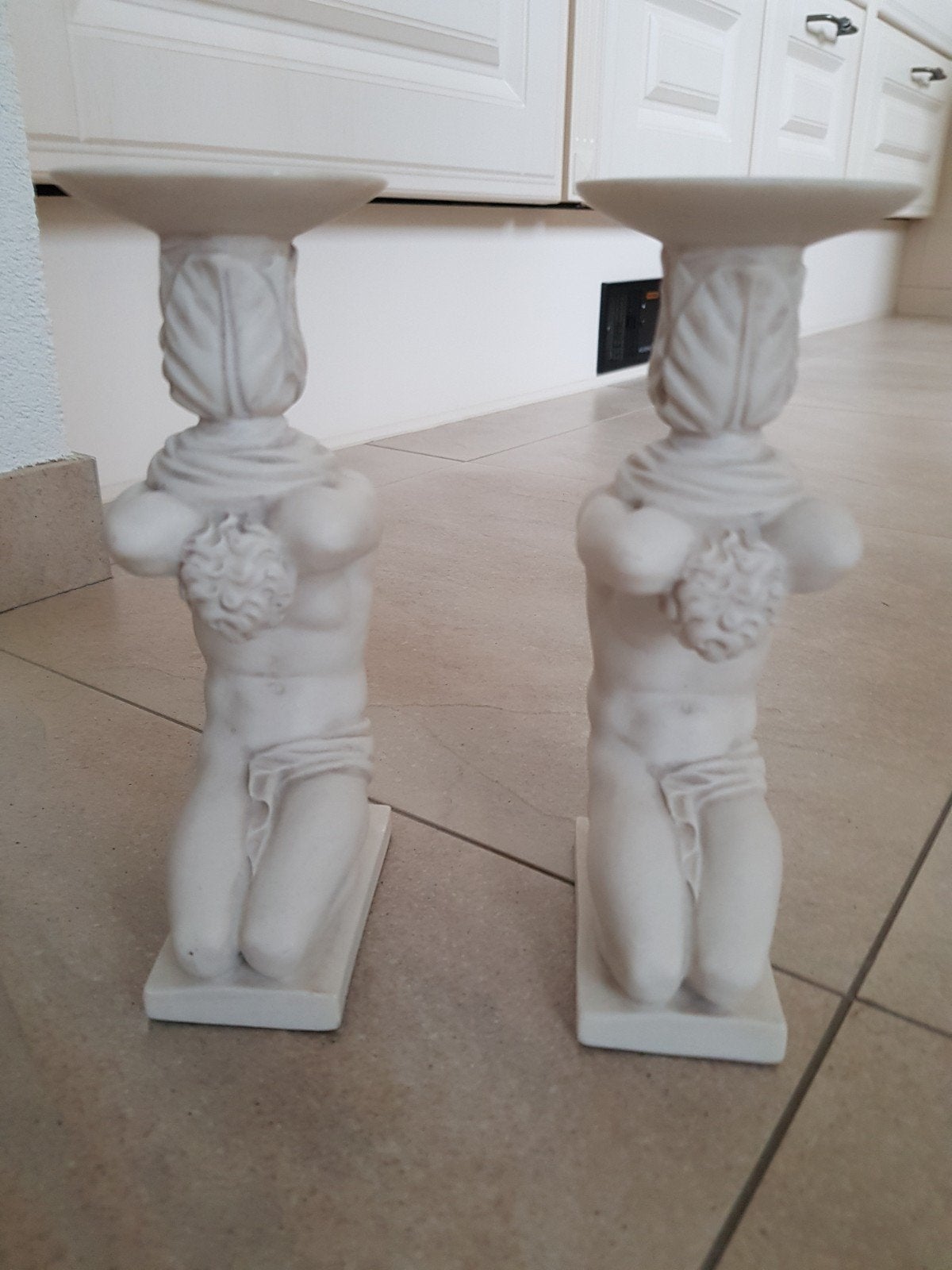 Kandelaars paar Arts Studio  England, Ophalen of Verzenden, Koper of Brons